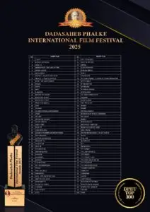 TOP 100 Short Films at Dadasaheb Phalke International Film Festival 2025