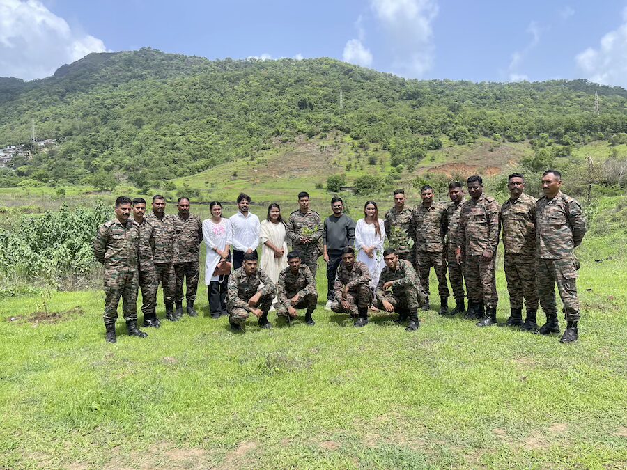 DPIFF team along with Indian Army hosted Tree Plantation Drive