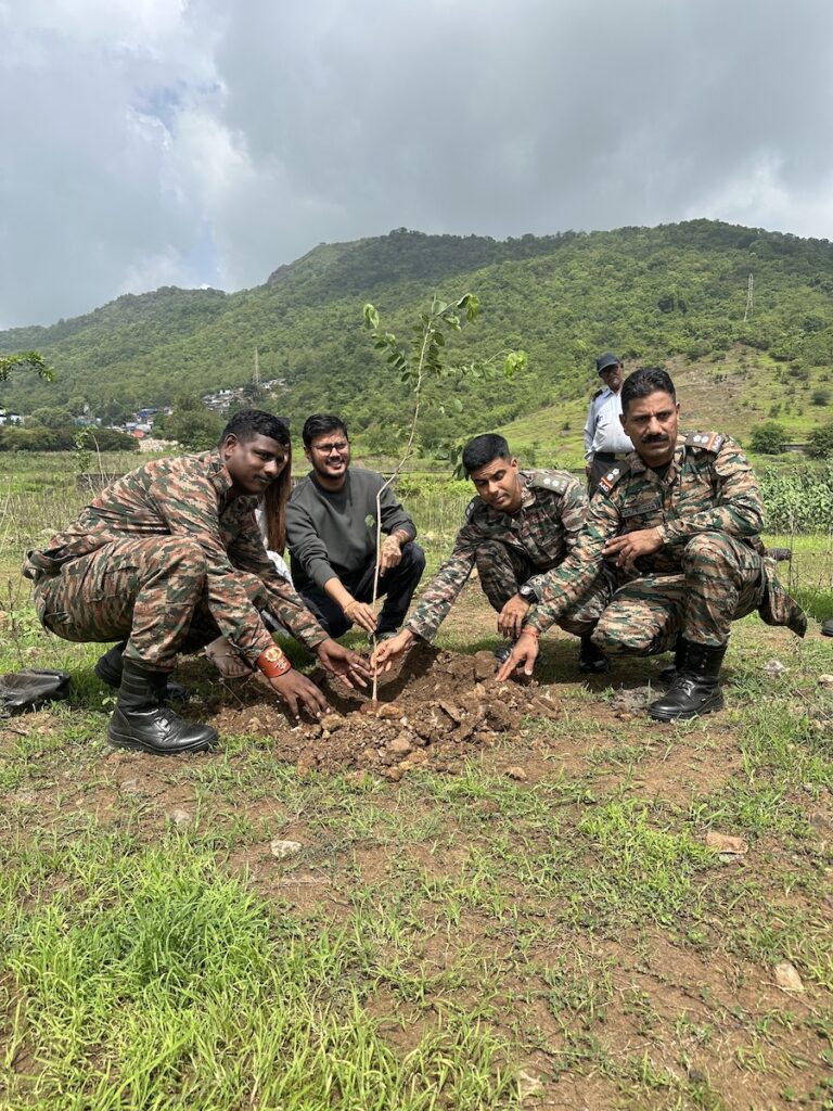 DPIFF team along with Indian Army hosted Tree Plantation Drive