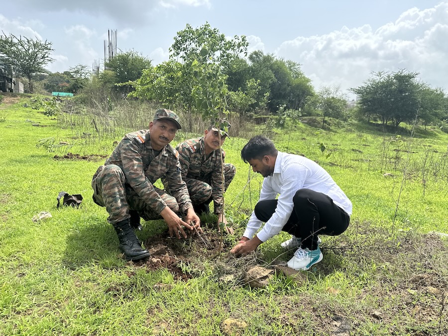 DPIFF team along with Indian Army hosted Tree Plantation Drive