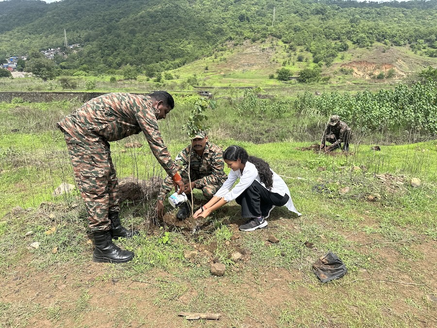 DPIFF team along with Indian Army hosted Tree Plantation Drive