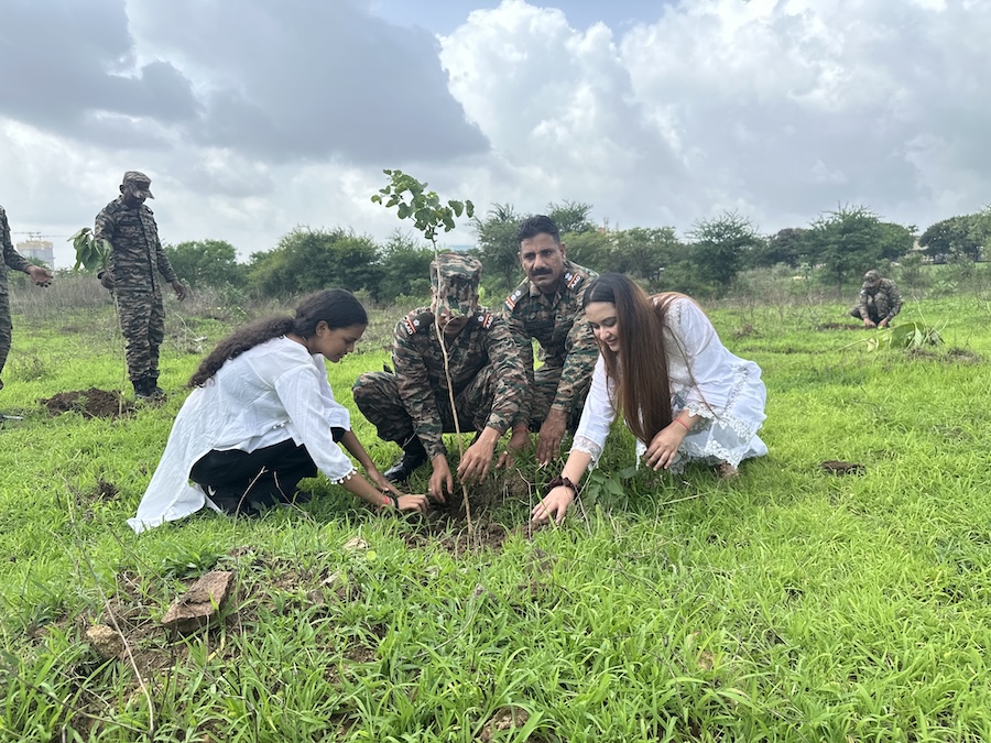 DPIFF team along with Indian Army hosted Tree Plantation Drive