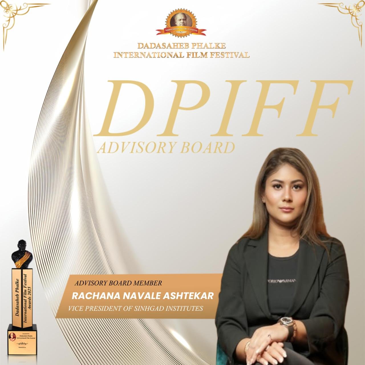 Rachana Navale Ashtekar Joins DPIFF Advisory Board: Strengthening the Bridge Between Education and Cinema