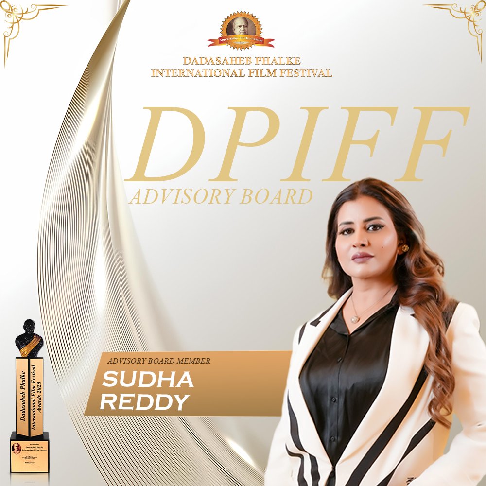 Sudha Reddy Joins Advisory Board of Dadasaheb Phalke International Film Festival