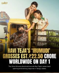 Ravi Teja’s Irumudi Opens Strongly with Career-Best Box Office Start