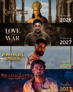 Ranbir Kapoor’s Upcoming Films: Ramayana, Love & War and More