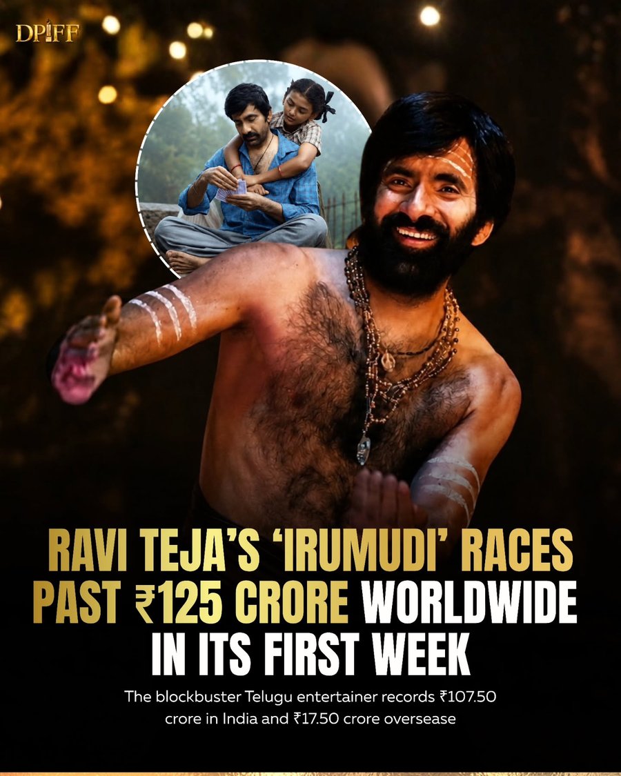 Ravi Teja’s Irumudi Reaches ₹125 Crore in First Week