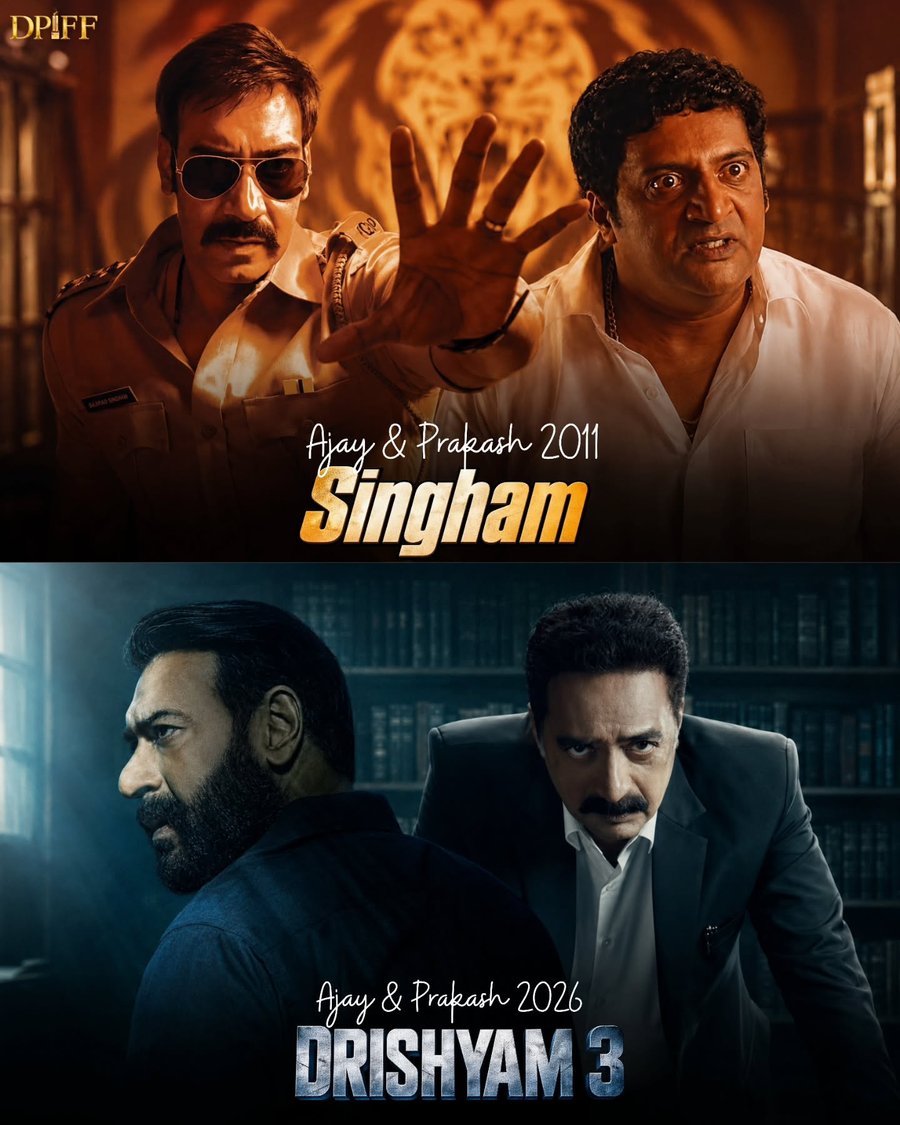 Drishyam: The Conclusion Brings Ajay Devgn and Prakash Raj Together Again