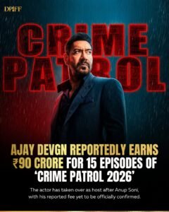Ajay Devgn Makes Television Hosting Debut with Crime Patrol 2026
