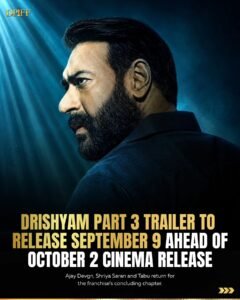 Drishyam: The Conclusion Trailer Release Set for September 9