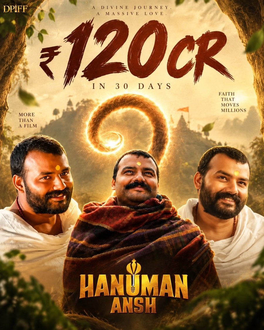 Hanuman Ansh Crosses ₹120 Crore in 30 Days at the Box Office