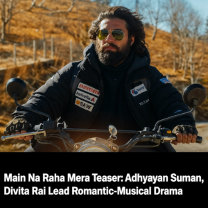 Promotional teaser image for Main Na Raha Mera featuring Adhyayan Suman and Divita Rai.