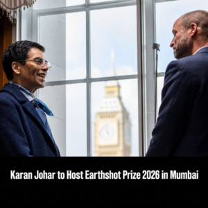 Karan Johar in a video chat with Prince William about the Earthshot Prize Mumbai edition