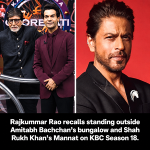 Rajkummar Rao outside Amitabh Bachchan’s bungalow and Shah Rukh Khan’s Mannat