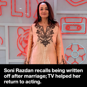 Soni Razdan recalls being written off after marriage; TV gave me the strength to come back into acting