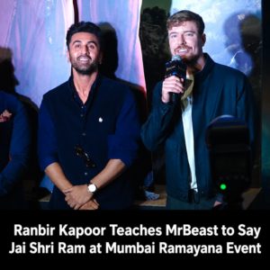 MrBeast with Ranbir Kapoor at a Ramayana-themed event in Mumbai; bow challenge and Odyssey reference discussed