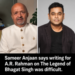Sameer Anjaan discusses his experience writing for A.R. Rahman on The Legend of Bhagat Singh