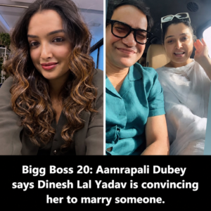 Aamrapali Dubey and Dinesh Lal Yadav on Bigg Boss 20