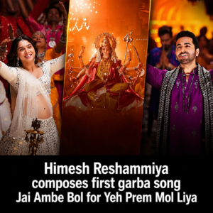 Himesh Reshammiya composing garba song Jai Ambe Bol for Yeh Prem Mol Liya.