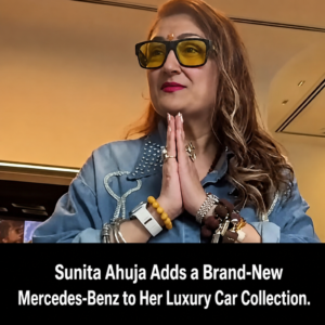 Sunita Ahuja with daughter Tina Ahuja at a Mumbai dealership delivering a new Mercedes-Benz.