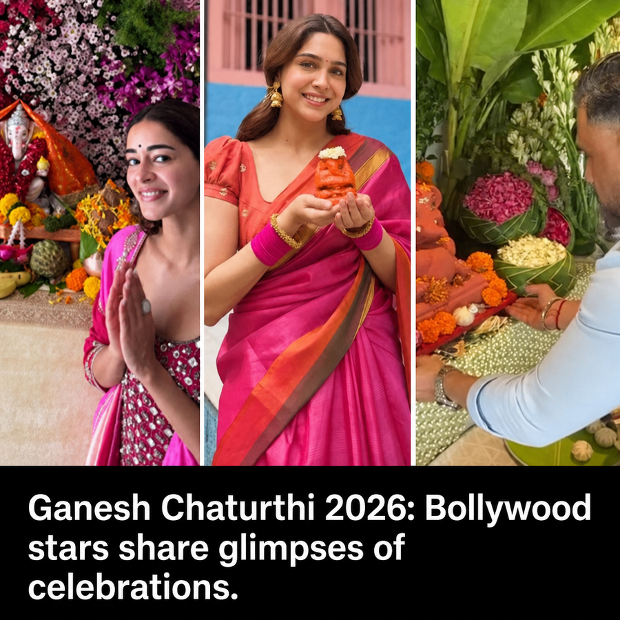 Ganesh Chaturthi 2026 celebrations with Ananya Panday and other Bollywood stars
