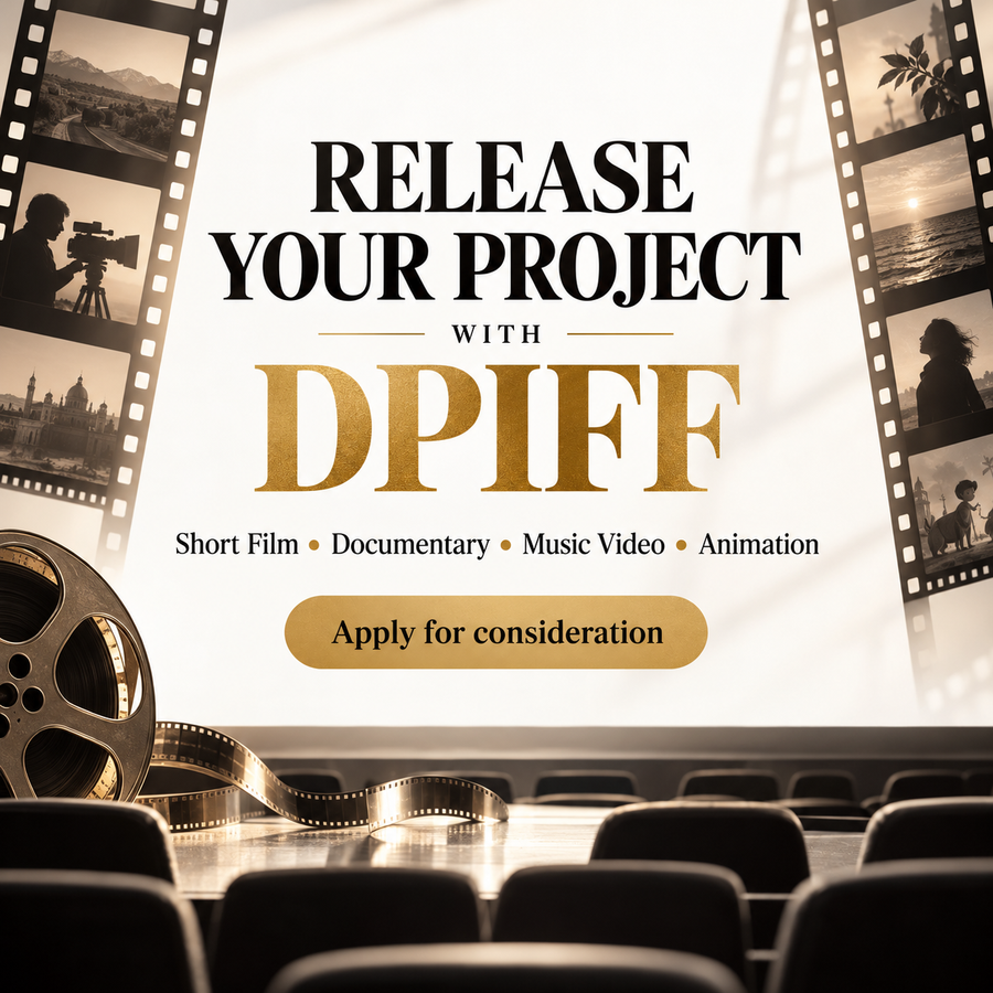 DPIFF Film Release Program featured image inviting creators to submit a completed project
