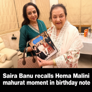 Saira Banu birthday note recalling Hema Malini and the mahurat shot with Dharmendra and Shashi Kapoor