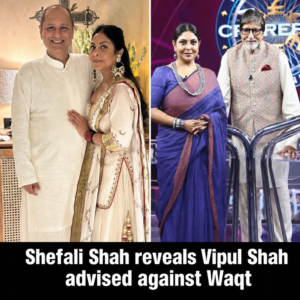 Shefali Shah discusses choosing to play Akshay Kumar’s mother in Waqt with Vipul Amrutlal Shah’s advice.