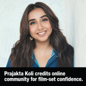 Prajakta Koli discusses online community support and her film journey on Double Date