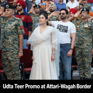 Udta Teer promotional activity at Attari-Wagah border with Ayushmann Khurrana and Sara Ali Khan